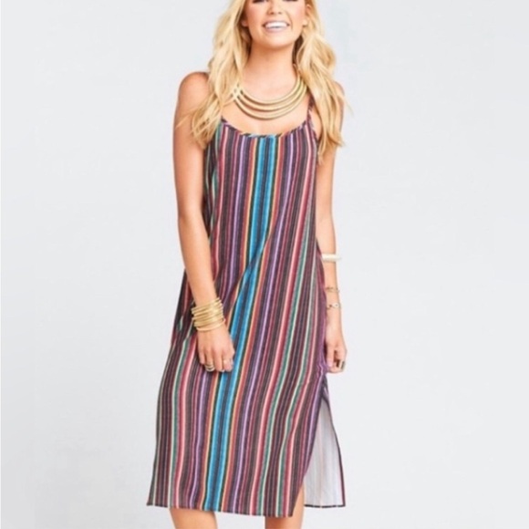 Show Me Your Mumu Shiloh Tassel Slip Dress - Picture 2 of 4